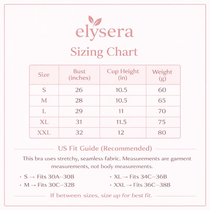 Elysera Front-Close Comfort Support Bra